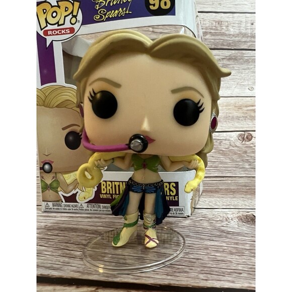 Funko Pop Rocks BRITNEY SPEARS Slave 4 U Vinyl Figure 98 - Picture 2 of 9